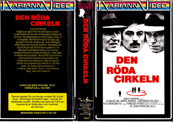 M 93 Den Röda Cirkeln (VHS)