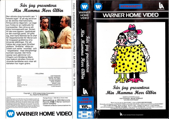FÅR JAG PRESENTERA MIN MAMMA HERR ALBIN (vhs)