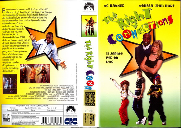 RIGHT CONNECTIONS (Vhs-Omslag)