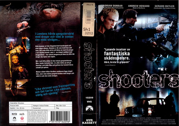 SHOOTERS (VHS)