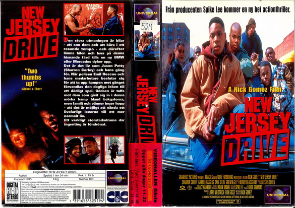 NEW JERSEY DRIVE (vhs-omslag)