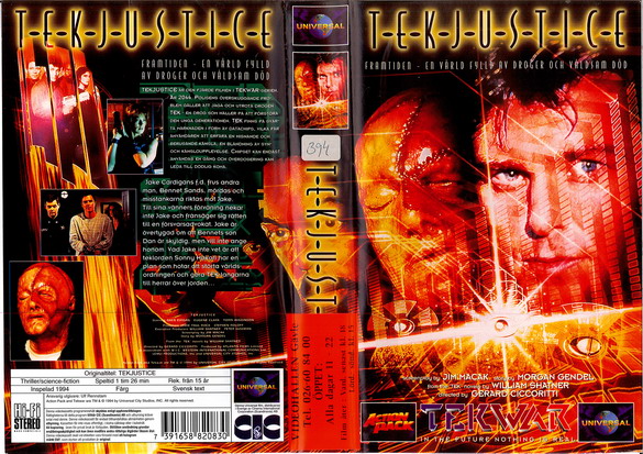TEKWAR - TEKJUSTICE (VHS)