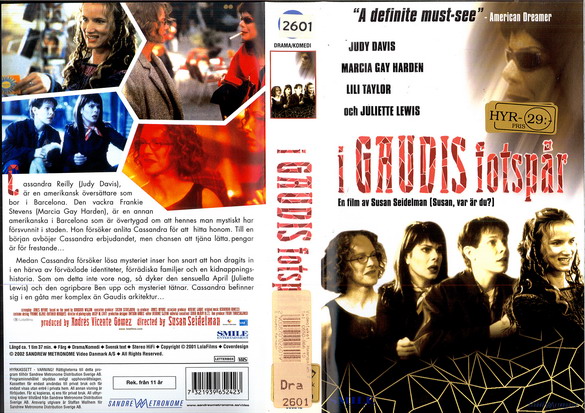 I GAUDIS FOTSPÅR (vhs-omslag)