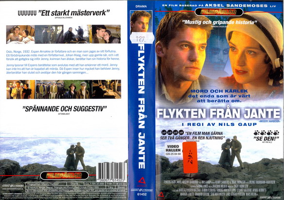 FLYKTEN FRÅN JANTE (vhs-omslag)