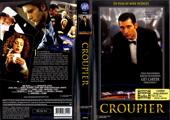 CROUPIER (VHS)