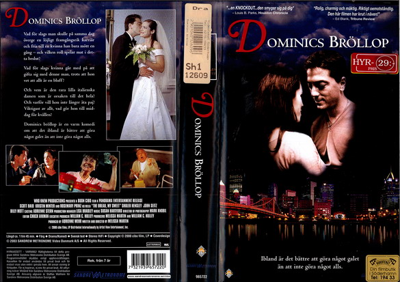 DOMINICS BRÖLLOP (VHS)