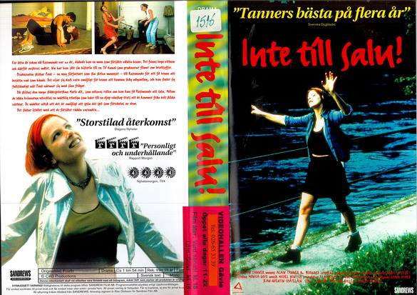 79842 INTE TILL SALU (VHS)