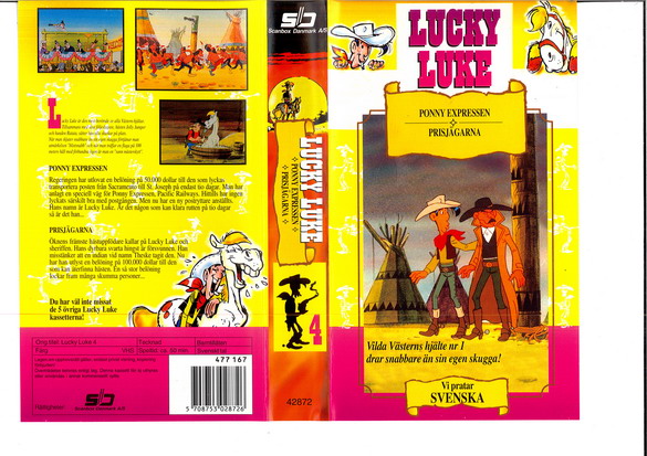 LUCKY LUKE DEL 4 (vhs)