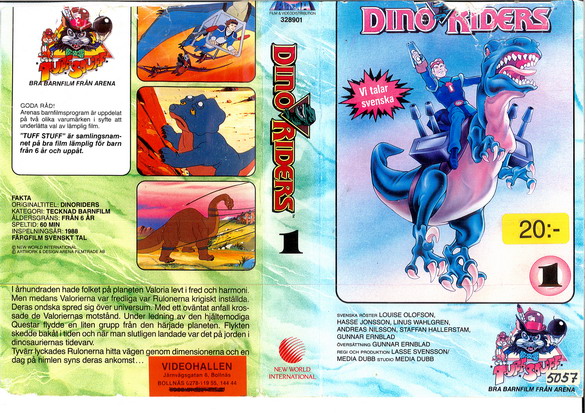 DINORIDERS 1 (VHS)