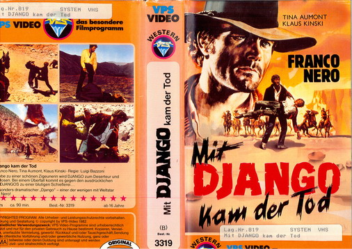 DJANGO - TYSK (VHS)