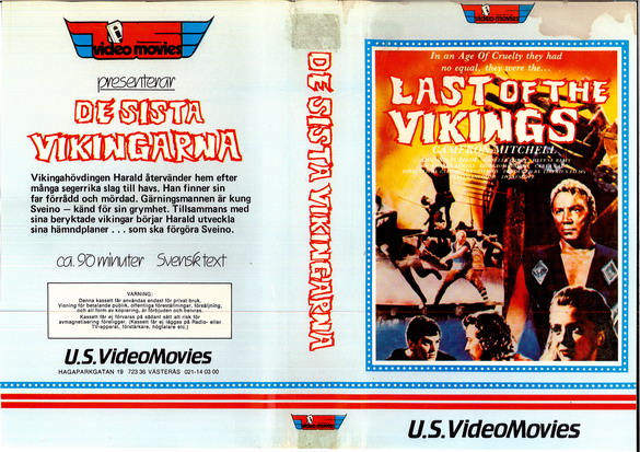 DE SISTA VIKINGARNA (VHS)