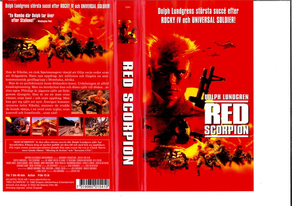 RED SCORPION (VHS)