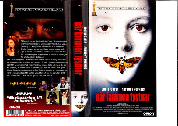 NÄR LAMMEN TYSTNAR (VHS)