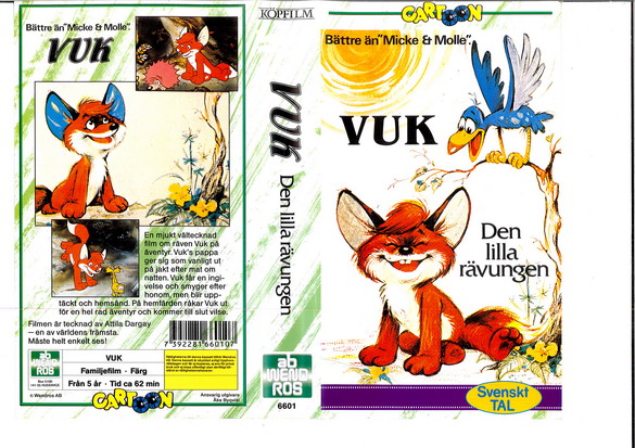 VUK - den lilla rävungen  (VHS)