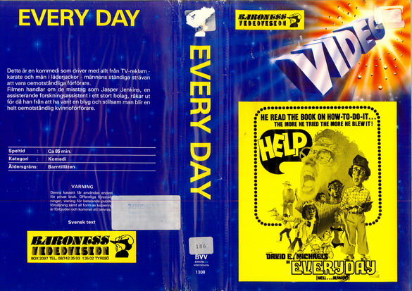 1308 EVERY DAY (VHS)