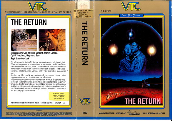 8430 RETURN (VHS)
