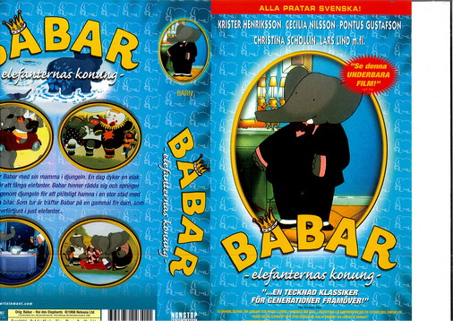 BABAR - ELEFANTERNAS KONUNG (VHS)