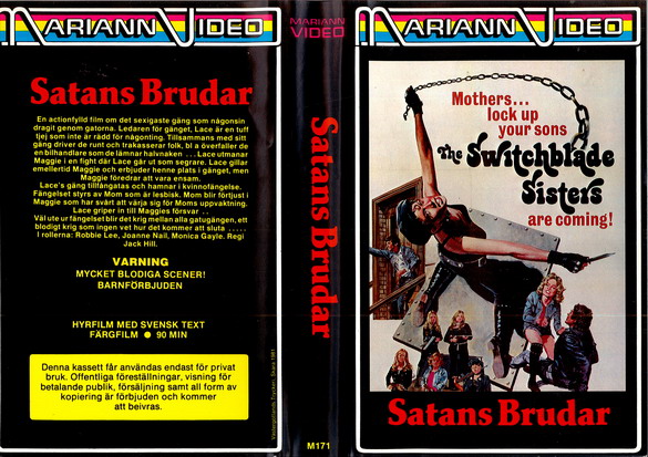 SATANS BRUDAR (vhs omslag)
