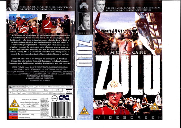 ZULU  (VHS) (UK-IMPORT)