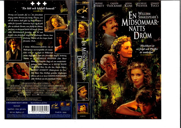 EN MIDSOMMARNATTS DRÖM (VHS)