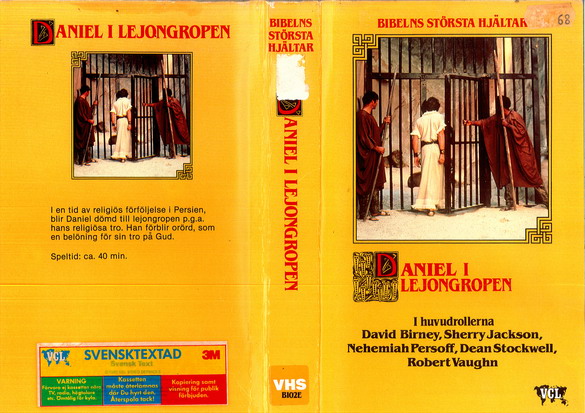 DANIEL I LEJONGROPEN (VHS)