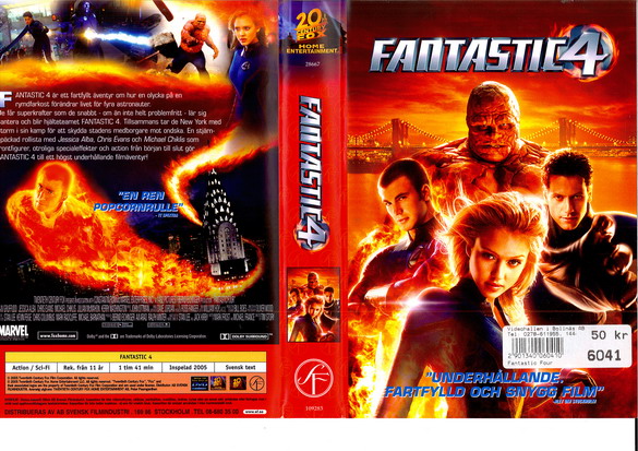 FANTASTISKA FYRAN (VHS)
