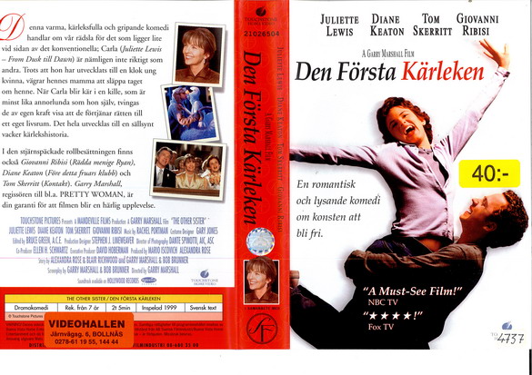 DEN FÖRSTA KÄRLEKEN (vhs-omslag)