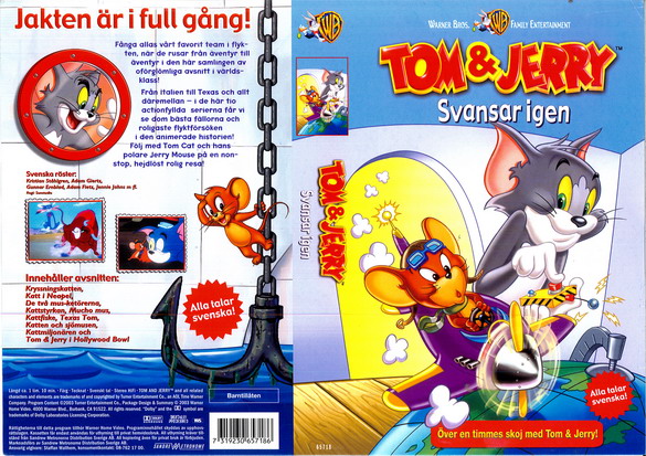 TOM & JERRY: SVANSAR IGEN (vhs-omslag)