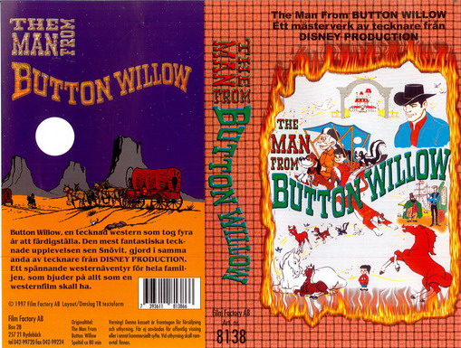 MAN FROM BUTTON WILLOW (Vhs-Omslag)