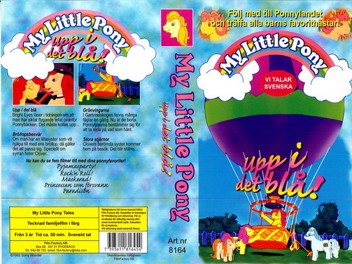 MY LITTLE PONY - UPP I DET BLÅ (Vhs-Omslag)