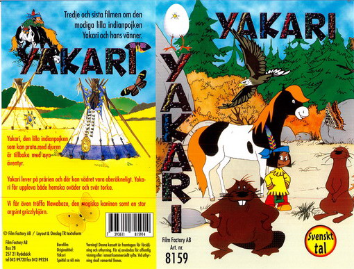 YAKARI 3 (Vhs-Omslag)