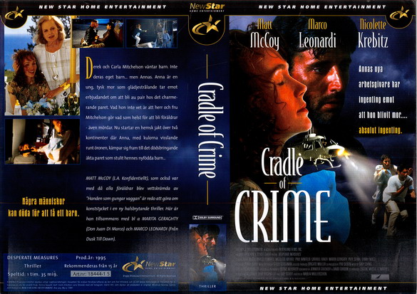 CRADLE OF CRIME (Vhs-Omslag)