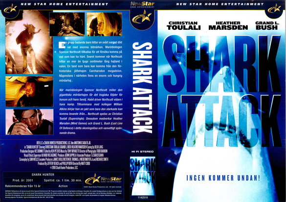 SHARK ATTACK (Vhs-Omslag)