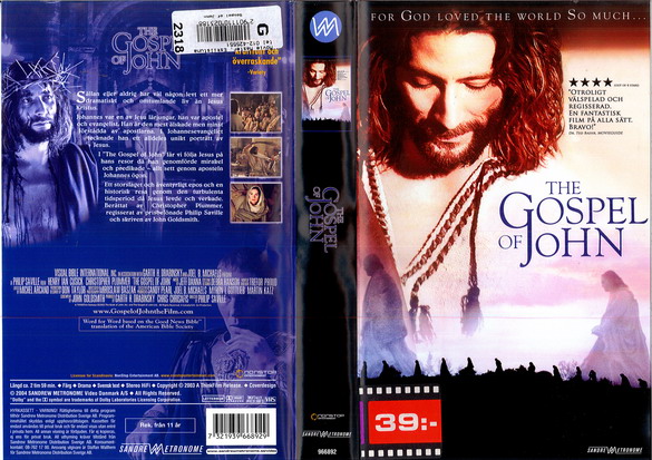 GOSPEL OF JOHN (VHS)