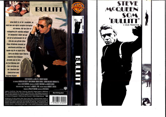 BULLITT (VHS)