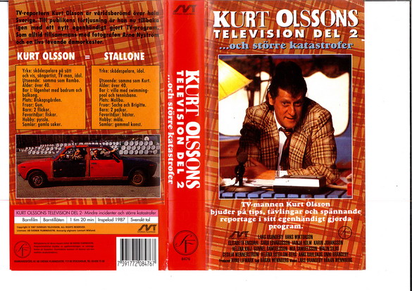 KURT OLSSONS TELEVISION DEL 2 (VHS)