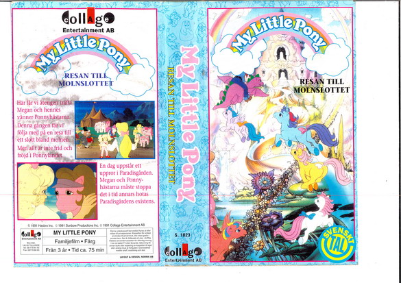MY LITTLE PONY: RESAN TILL MOLNSLOTTET (VHS)