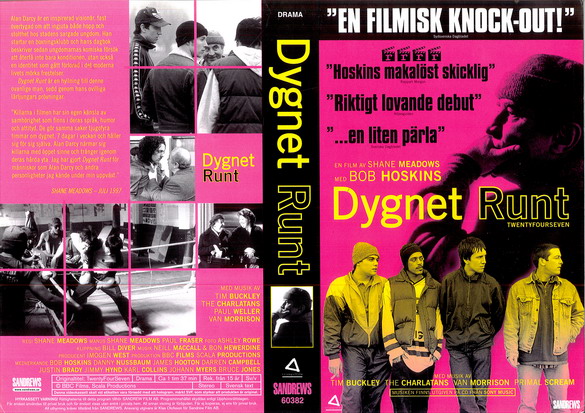 DYGNET RUNT (vhs-omslag)