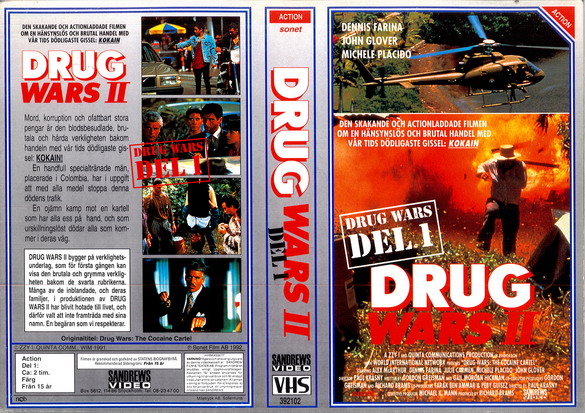 DRUG WARS 2 DEL 1 (vhs-omslag)