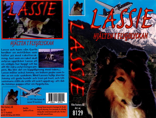 LASSIE - HJÄLTEN I FLYGOLYCKAN (VHS)