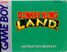DONKEY KONG LAND - MANUAL (DMG-YT-SCN) sliten