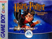 HARRY POTTER:AND THE PHILOSOPHER\'S STONE - MANUAL (CGB-BHVP-SCN)
