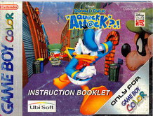 DONALD DUCK:QUACK ATTACK - MANUAL (CGB-BQAP-EUR)