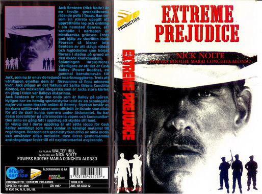 2023 EXTREME PREDJUDICE (VHS)