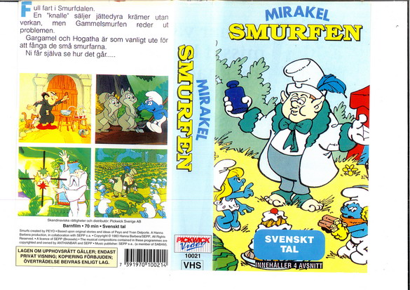 MIRAKELSMURFEN (VHS)
