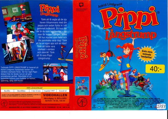 PIPPI LÅNGSTRUMP (VHS)