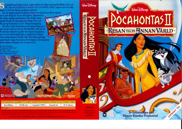 POCAHONTAS 2 (vhs-omslag)