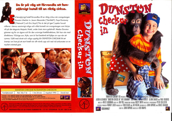 DUNSTON CHECKAR IN (vhs-omslag)