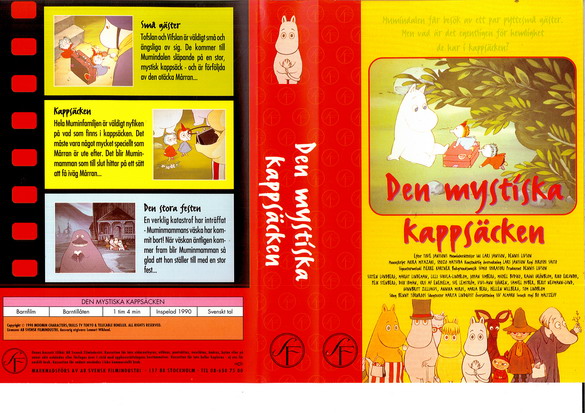 MUMIN - DEN MYSTISKA KAPPSÄCKEN (vhs-omslag)