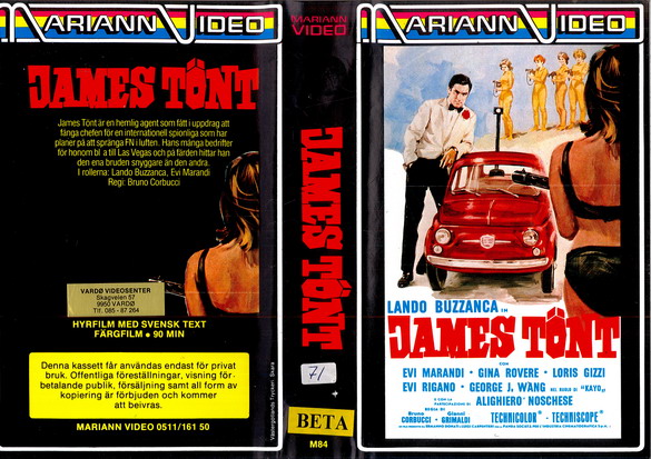 M 84 James Tönt (VHS)